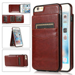 Custodia TPU con supporto e slot carte per iPhone 6