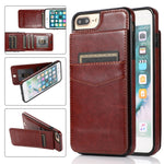 Custodia TPU con supporto e slot carte per iPhone 6
