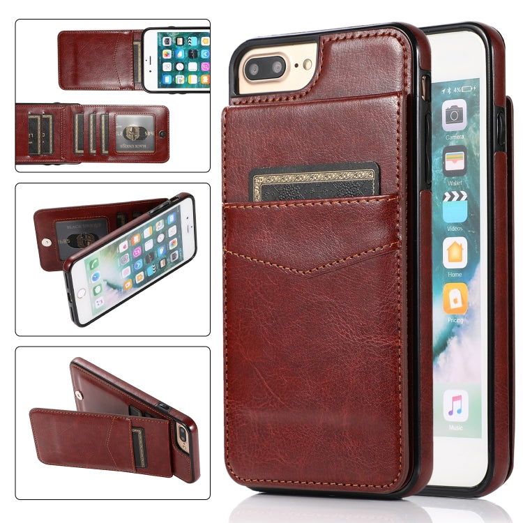 Custodia TPU con supporto e slot carte per iPhone 6