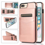 Custodia TPU con supporto e slot carte per iPhone 6