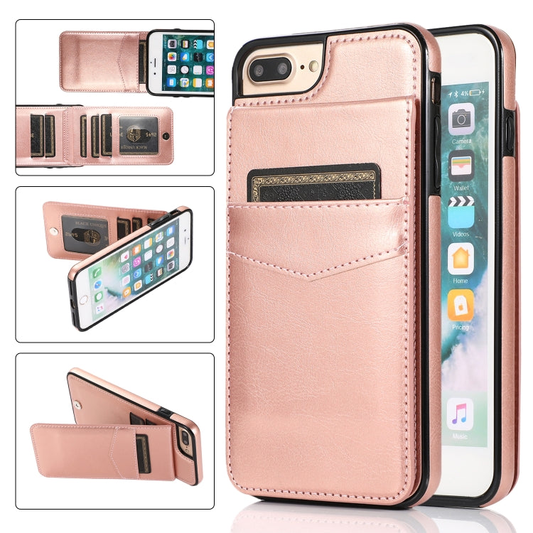 Custodia TPU con supporto e slot carte per iPhone 6
