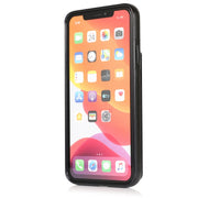 Custodia protettiva in tinta unita per PC + TPU con supporto e slot per schede, For iPhone 11 Pro Max, For iPhone 12 mini, For iPhone 12 / 12 Pro, For iPhone 12 Pro Max
