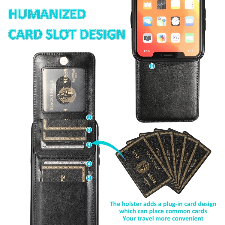 Custodia TPU con slot carte per iPhone 12 Pro Max