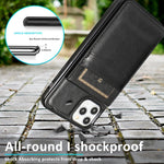 Custodia TPU con slot carte per iPhone 12 Pro Max