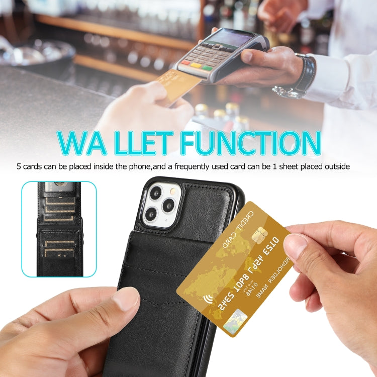 Custodia TPU con slot carte per iPhone 12 Pro Max