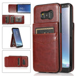 Custodia TPU con slot carte per Samsung Galaxy S9+
