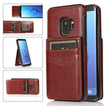 Custodia TPU con slot carte per Samsung Galaxy S9+