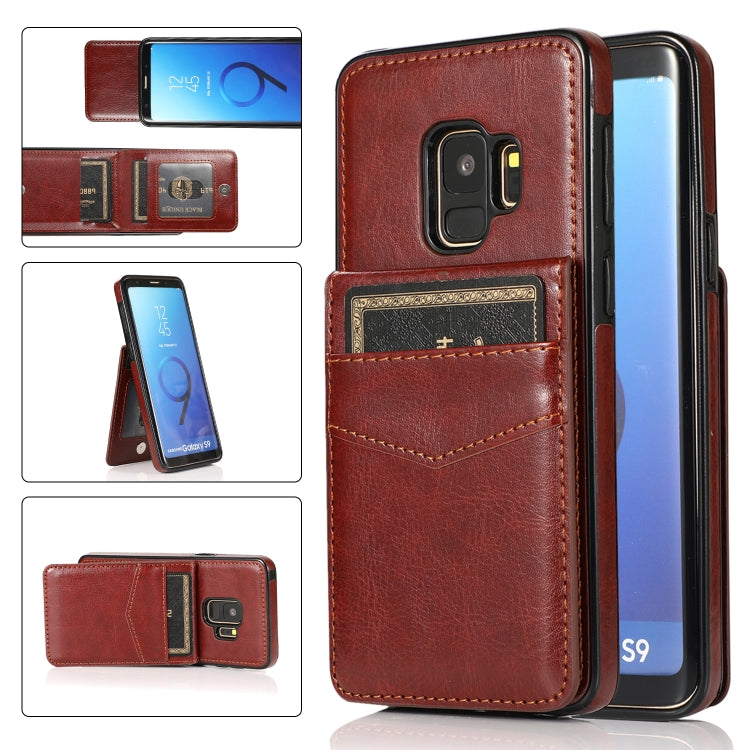 Custodia TPU con slot carte per Samsung Galaxy S9+