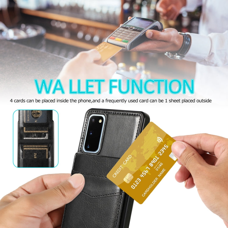 Custodia TPU con slot carte per Samsung Galaxy S20+