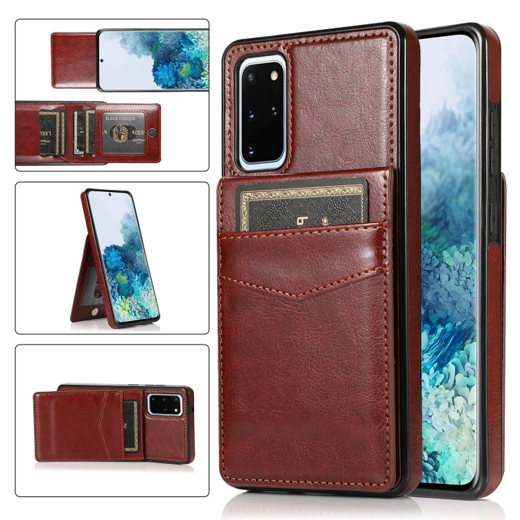 Custodia TPU con slot carte per Samsung Galaxy S20+