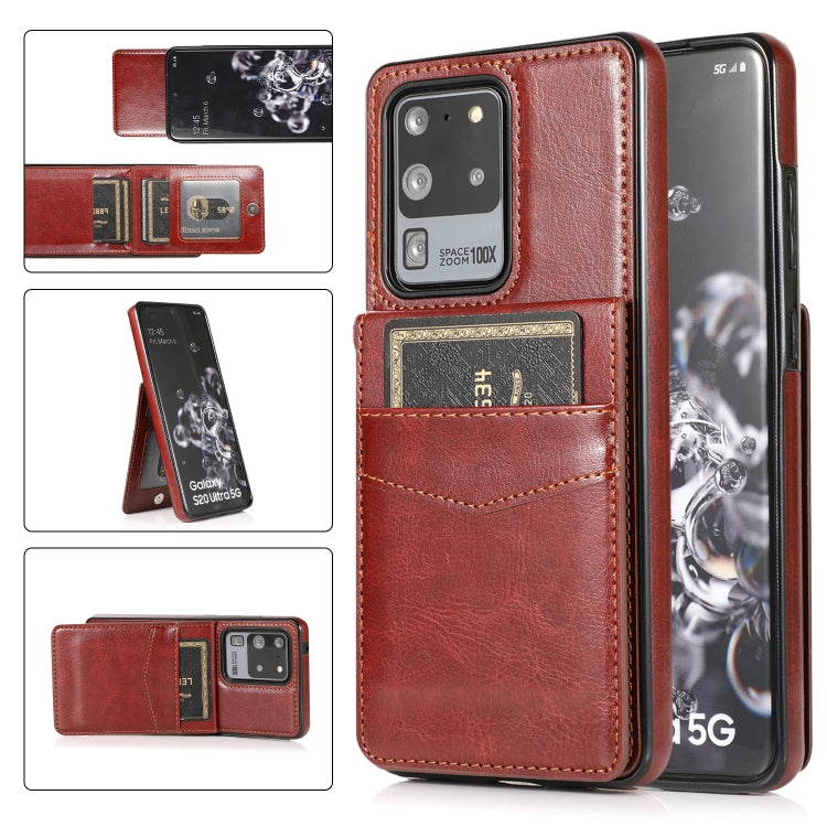 Custodia TPU con slot carte per Samsung Galaxy S20+