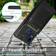 Custodia TPU con slot carte per Samsung Galaxy A10s