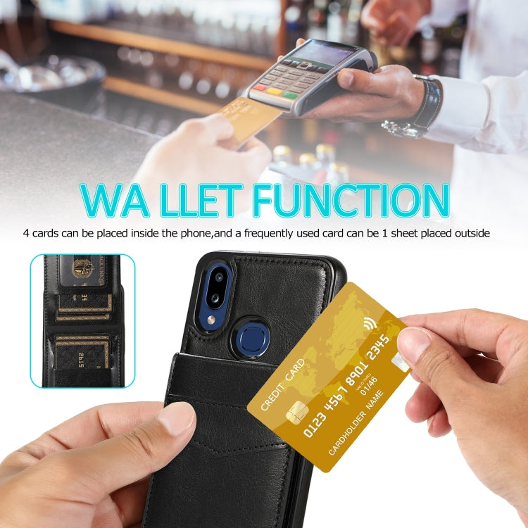 Custodia TPU con slot carte per Samsung Galaxy A10s