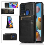 Custodia TPU con supporto e slot carte per Samsung Galaxy A21s