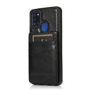 Custodia TPU con supporto e slot carte per Samsung Galaxy A21s