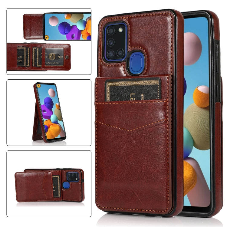Custodia TPU con slot carte per Samsung Galaxy A21s