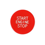 Adesivo decorativo con avvio a un pulsante in fibra di carbonio per auto per BMW Serie 3 / G20 / G05 / G06 / G07 / G14 / G29 / F40 / F44, One-button Start (Red), One-button Start (Blue), One-button Start (Black), One-button Start (Yellow)