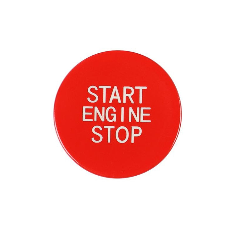 Adesivo decorativo con avvio a un pulsante in fibra di carbonio per auto per BMW Serie 3 / G20 / G05 / G06 / G07 / G14 / G29 / F40 / F44, One-button Start (Red), One-button Start (Blue), One-button Start (Black), One-button Start (Yellow)