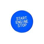 Adesivo decorativo con avvio a un pulsante in fibra di carbonio per auto per BMW Serie 3 / G20 / G05 / G06 / G07 / G14 / G29 / F40 / F44, One-button Start (Red), One-button Start (Blue), One-button Start (Black), One-button Start (Yellow)