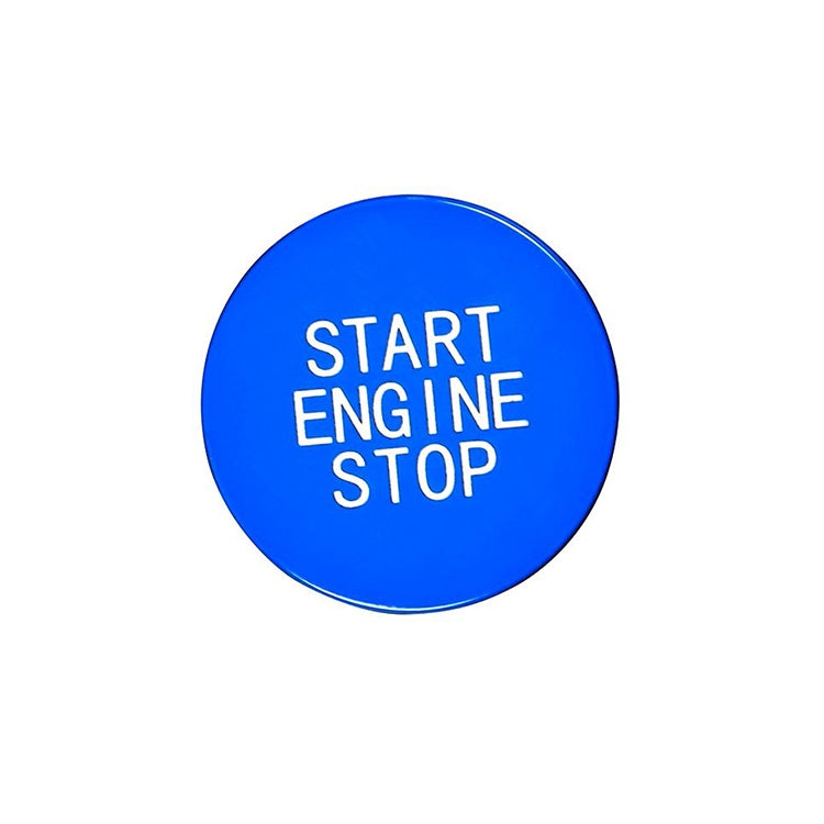 Adesivo decorativo con avvio a un pulsante in fibra di carbonio per auto per BMW Serie 3 / G20 / G05 / G06 / G07 / G14 / G29 / F40 / F44, One-button Start (Red), One-button Start (Blue), One-button Start (Black), One-button Start (Yellow)