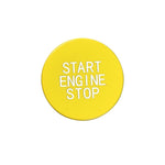Adesivo decorativo con avvio a un pulsante in fibra di carbonio per auto per BMW Serie 3 / G20 / G05 / G06 / G07 / G14 / G29 / F40 / F44, One-button Start (Red), One-button Start (Blue), One-button Start (Black), One-button Start (Yellow)