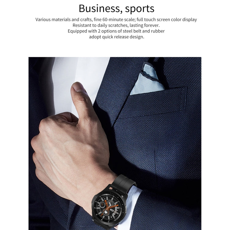 W68 Touch screen da 1,54 pollici IP67 Bracciale intelligente impermeabile, supporto monitoraggio dell'ossigeno nel sangue / chiamata Bluetooth / monitoraggio della frequenza cardiaca, stile: cinturino in acciaio