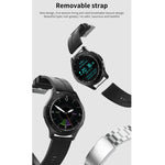 W68 Touch screen da 1,54 pollici IP67 Bracciale intelligente impermeabile, supporto monitoraggio dell'ossigeno nel sangue / chiamata Bluetooth / monitoraggio della frequenza cardiaca, stile: cinturino in acciaio