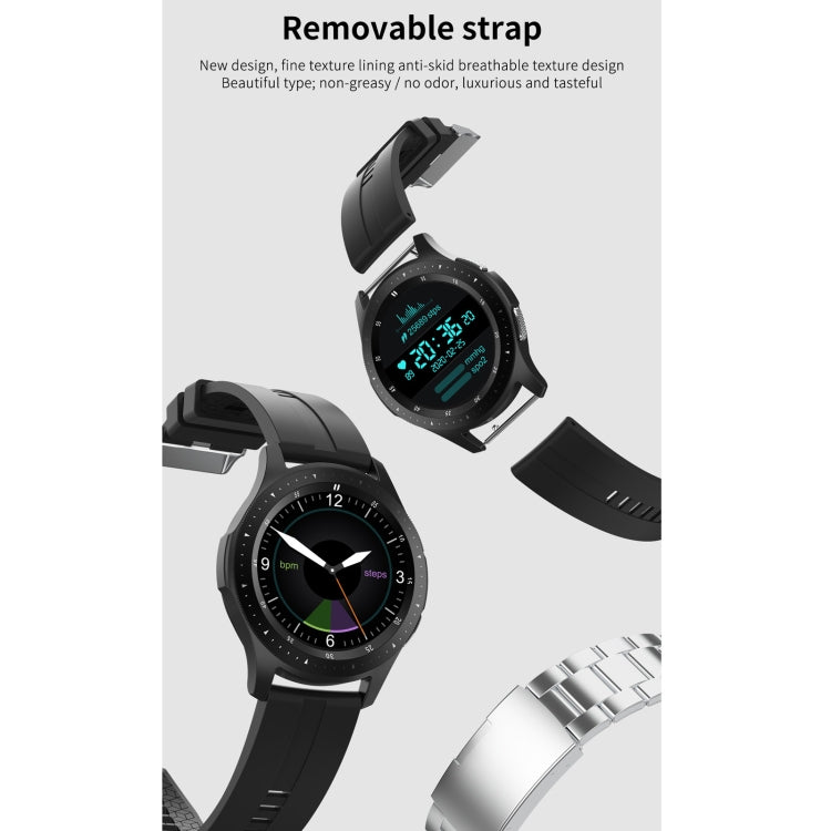 W68 Touch screen da 1,54 pollici IP67 Bracciale intelligente impermeabile, supporto monitoraggio dell'ossigeno nel sangue / chiamata Bluetooth / monitoraggio della frequenza cardiaca, stile: cinturino in acciaio