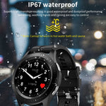 W68 Touch screen da 1,54 pollici IP67 Bracciale intelligente impermeabile, supporto monitoraggio dell'ossigeno nel sangue / chiamata Bluetooth / monitoraggio della frequenza cardiaca, stile: cinturino in acciaio