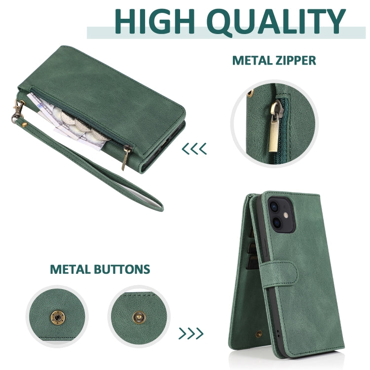 Custodia portafoglio in pelle per iPhone 12 Pro Max