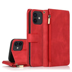 Custodia portafoglio in pelle per iPhone 12 Pro Max