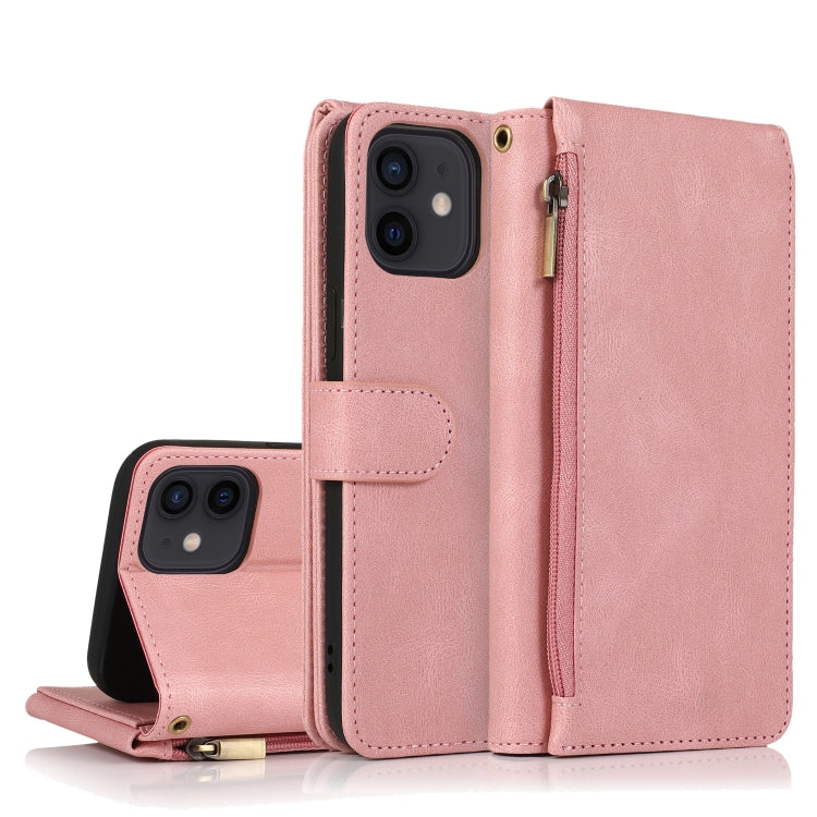 Custodia portafoglio in pelle per iPhone 12 Pro Max