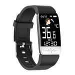 T1S schermo da 1,14 pollici IP67 braccialetto intelligente impermeabile, supporto monitoraggio dell'ossigeno nel sangue / monitoraggio della temperatura corporea / monitoraggio della frequenza cardiaca