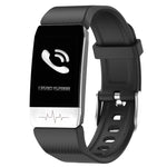 T1S schermo da 1,14 pollici IP67 braccialetto intelligente impermeabile, supporto monitoraggio dell'ossigeno nel sangue / monitoraggio della temperatura corporea / monitoraggio della frequenza cardiaca