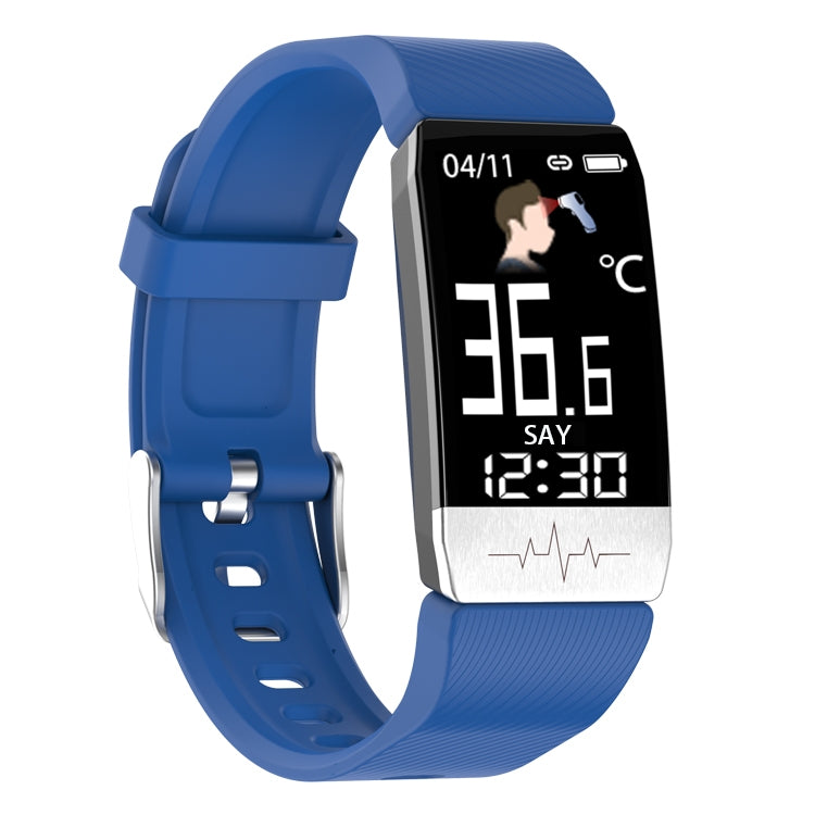 T1S schermo da 1,14 pollici IP67 braccialetto intelligente impermeabile, supporto monitoraggio dell'ossigeno nel sangue / monitoraggio della temperatura corporea / monitoraggio della frequenza cardiaca