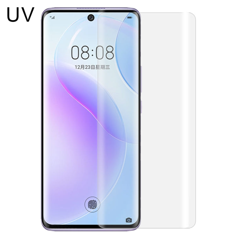 Vetro temperato a colla piena curvo a liquido UV, For Huawei nova 8 5G / nova 9, For Huawei nova 8 Pro 5G / nova 9 Pro