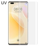 Vetro temperato a colla piena curvo a liquido UV, For Huawei nova 8 5G / nova 9, For Huawei nova 8 Pro 5G / nova 9 Pro