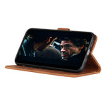 Per Xiaomi Redmi 9T / Note 9 4G KHAZNEH Retro Texture PU + TPU Custodia in pelle a vibrazione orizzontale con supporto e slot per schede e portafoglio, For Xiaomi Redmi 9T / Note 9 4G