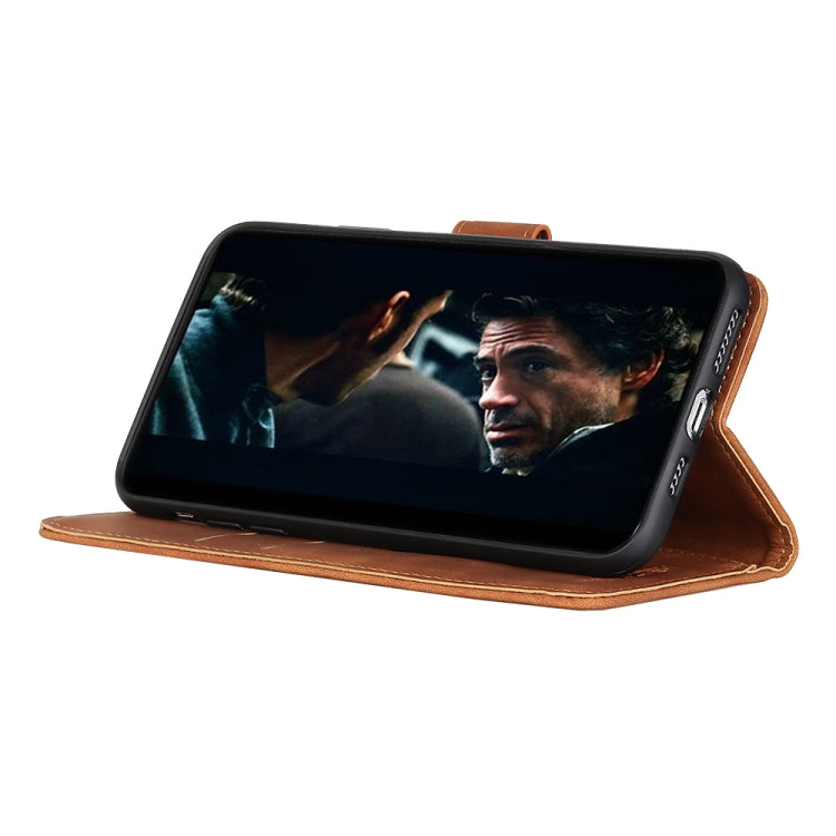 Per Xiaomi Redmi 9T / Note 9 4G KHAZNEH Retro Texture PU + TPU Custodia in pelle a vibrazione orizzontale con supporto e slot per schede e portafoglio, For Xiaomi Redmi 9T / Note 9 4G