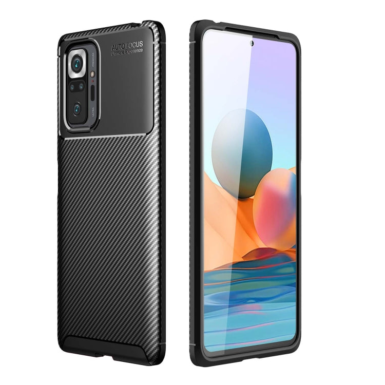 Custodia in TPU antiurto con trama in fibra di carbonio, For OPPO Realme C20, For Xiaomi Redmi Note 10 Pro