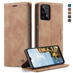 Custodia portafoglio in pelle con flip per Samsung Galaxy A52 5G