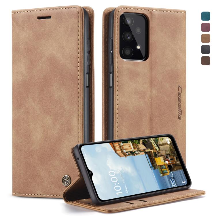 Custodia portafoglio in pelle con flip per Samsung Galaxy A52 5G
