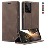Custodia portafoglio in pelle con flip per Samsung Galaxy A52 5G