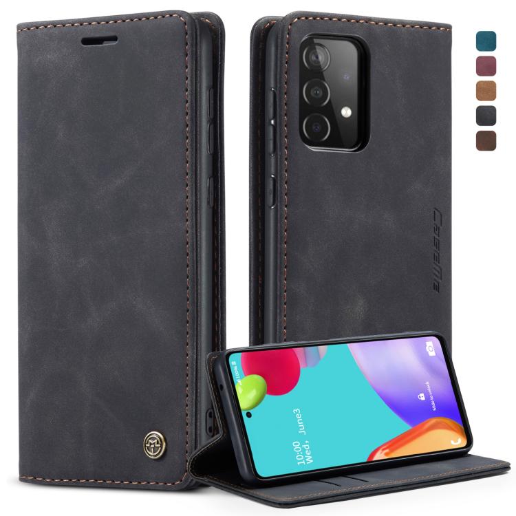 Custodia portafoglio in pelle con flip per Samsung Galaxy A52 5G