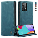Custodia portafoglio in pelle con flip per Samsung Galaxy A52 5G
