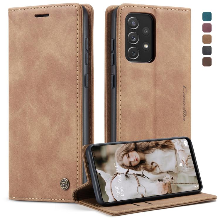 Custodia portafoglio in pelle con flip per Samsung Galaxy A52 5G
