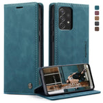 Custodia portafoglio in pelle con flip per Samsung Galaxy A52 5G