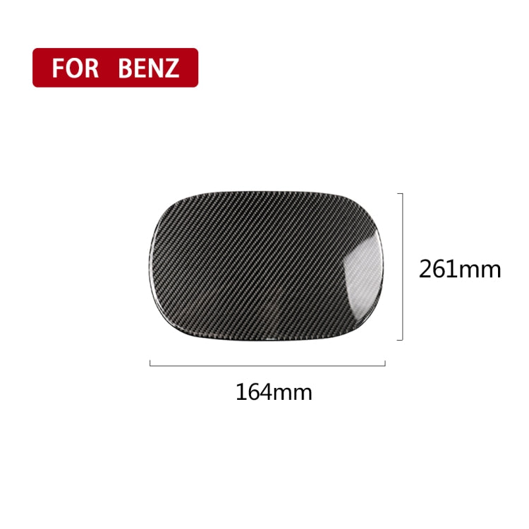 Adesivo decorativo per tappo serbatoio carburante in fibra di carbonio per Mercedes-Benz Classe C W205 2015-2018, guida sinistra e destra universale, Solid Color Fuel Tank Cap, Fuel Tank Cap
