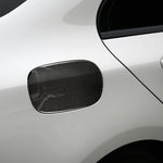 Adesivo decorativo per tappo serbatoio carburante in fibra di carbonio per Mercedes-Benz Classe C W205 2015-2018, guida sinistra e destra universale, Solid Color Fuel Tank Cap, Fuel Tank Cap