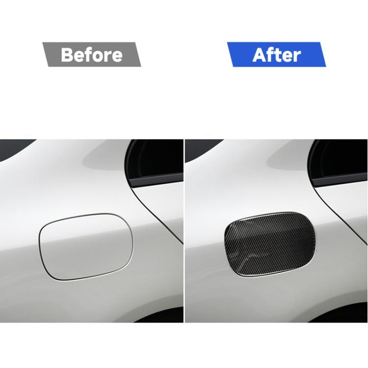 Adesivo decorativo per tappo serbatoio carburante in fibra di carbonio per Mercedes-Benz Classe C W205 2015-2018, guida sinistra e destra universale, Solid Color Fuel Tank Cap, Fuel Tank Cap